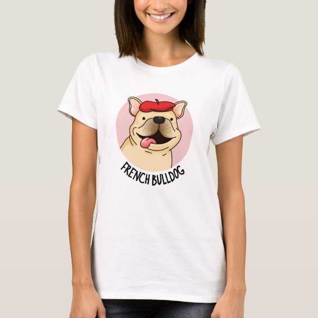 T-shirt Chien à Chien à Chien à la française (Devant)