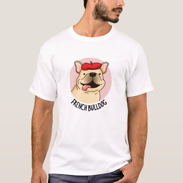 T-shirt Chien à Chien à Chien à la française (Devant)