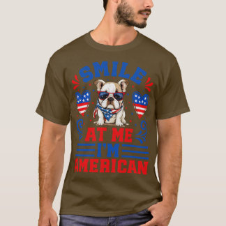 T-shirt Chien à chien de taureau patriotique 1