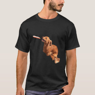 T-shirt Chien à imprimer Dachshund Frisbee Graphic Wiener