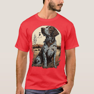 T-shirt Chien à pointeur de pays
