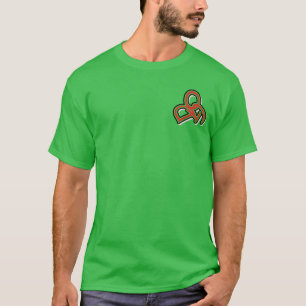 T-Shirt CHIEN Abstrait mignon Chien Jaune Design