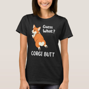T-shirt Chien Adorable T Devinez Quel Corgi Butt