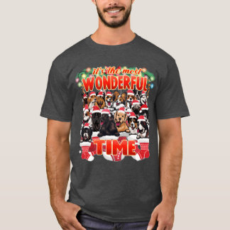 T-shirt Chien agressé reproduit Chiens mignons Chiens de N