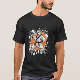 T-shirt Chien Akita Karaté Animal Combattant Judo