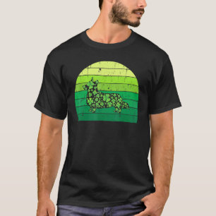 T-shirt Chien Ancien Corgi Trèfle C Irlandais Hommes Femme