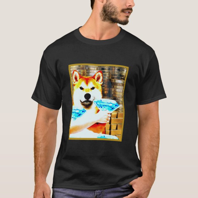 T-shirt Chien aux poings de diamant (Devant)