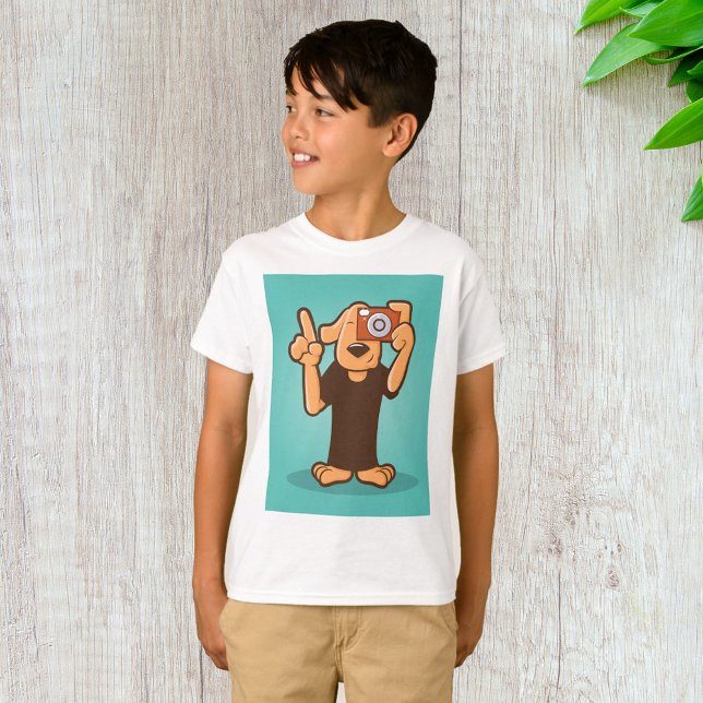 T-shirt Chien Avec Caméra (Créateur téléchargé)