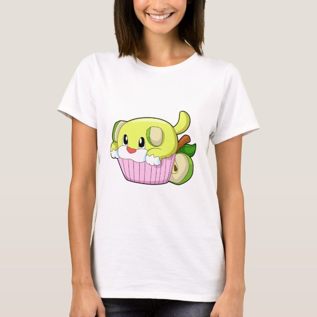 T-shirt Chien avec gâteau (Devant)