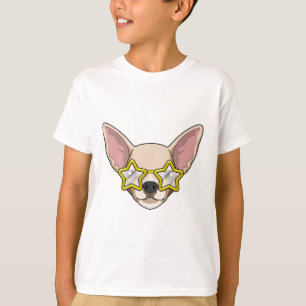T-shirt Chien avec lunettes de soleil