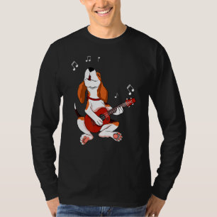 T-shirt Chien beagle Jouer Guitare Animaux Amoureux de les