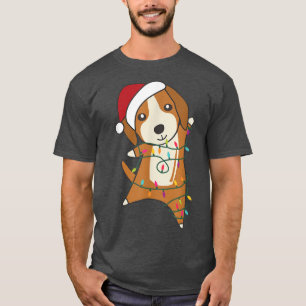 T-shirt Chien beagle Joyeux Noël Fée Lumières Chiens migno