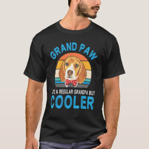 T-shirt Chien beagle Papa Grand Paw Comme Un Grand-Père B