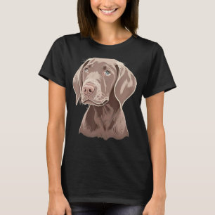 T-shirt Chien bébé mignon Weimaraner Chien 1