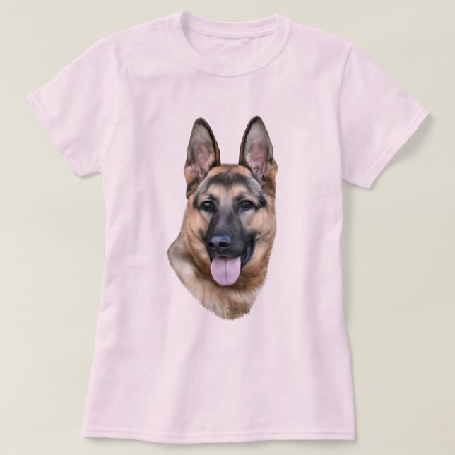 T-shirt Chien berger allemand (Design devant)