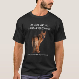 T-shirt Chien Berger Allemand Amusant Sur Celuici Chien Ad