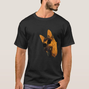 T-shirt Chien berger allemand avec lunettes de soleil Berg