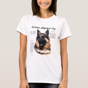 T-shirt Chien berger allemand (longhair) Conception de l'h