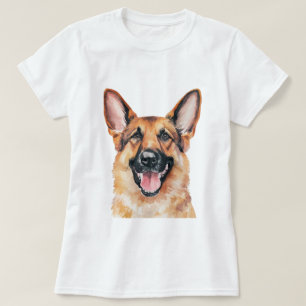 T-shirt Chien berger allemand minimaliste inspiré
