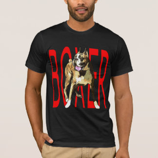 t-shirt chien boxer