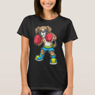 T-shirt Chien Boxer Gants De Boxe Boxe Pour Hommes Femmes