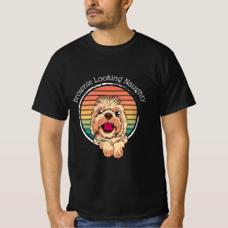 T-shirt Chien Brownie à l'air coquin