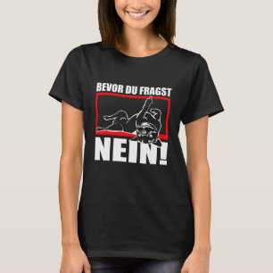 T-shirt Chien Bulldog, Déclaration Disant Avant Que Vous N