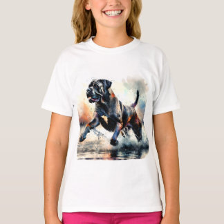 T-shirt Chien Cane Corso aquarelle