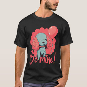 T-shirt Chien Caniche Avec Ballon Amour De Chien Pour La
