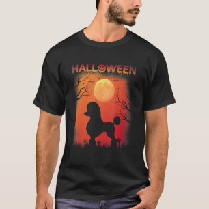 T-shirt Chien Caniche de Style Vintage sur le thème d'Hall