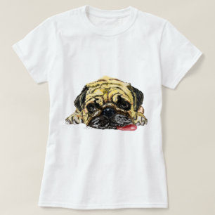 T-shirt chien Carlin drôle