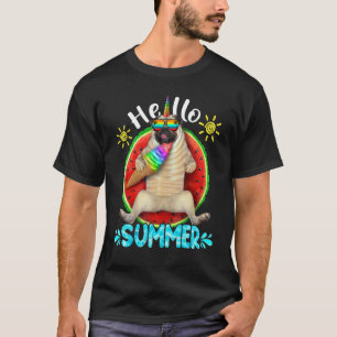 T-shirt Chien Carlin Mignon Bonjour Été Vacances D'Été Chi