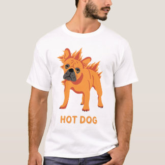 T-shirt Chien chaud