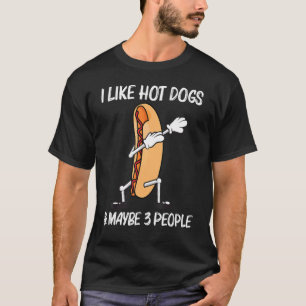 T-shirt Chien Chaud cool Pour Hommes Femmes Tranché Bun Pl