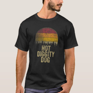 T-shirt CHIEN CHAUD DIGGITY CHIEN Drôle Dire Retro Gag Hum