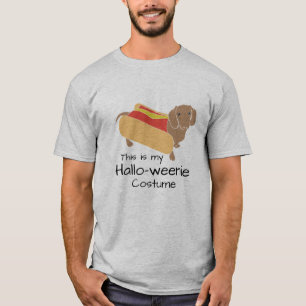 T-shirt Chien chaud Hallo-Weenie Funny Weiner Chien