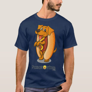 T-shirt Chien chaud mignon chiot drôle de jeu de mots
