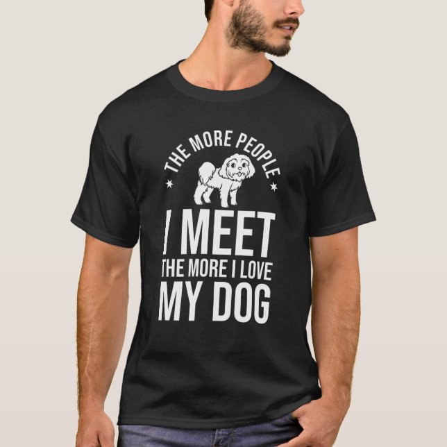 T-shirt Chien Chien Chien Chien Chien Chien Chien Chiens P (Devant)