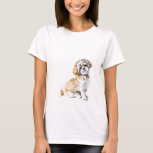 T-shirt Chien Chien Chien Chien Dog Dog Dog Dog Doit Tee -