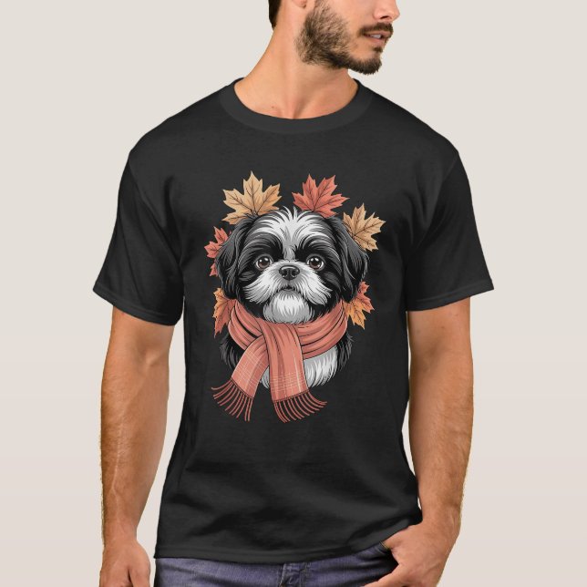 T-shirt Chien Chien Chien Chute Chien Chien Chute Chiens A (Devant)