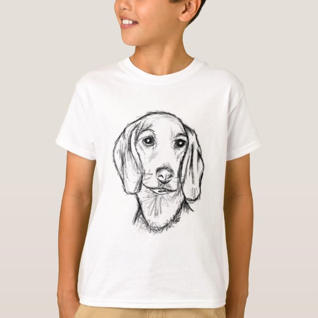T-shirt Chien-chien dragon (Devant)