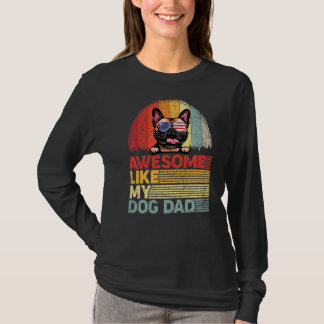 T-shirt Chien-chien français désespéré Comme Mon Chien Pap