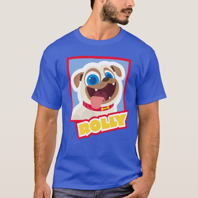 T-shirt Chien Chien Pal | Cartoon Rolly (Devant)