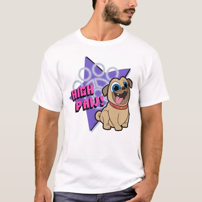 T-shirt Chien Chien Pal | Rolly - Paw haute (Devant)