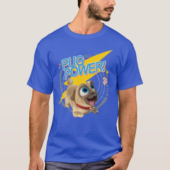 T-shirt Chien Chien Pal | Rolly - Puissance Carlin (Devant)