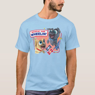 T-shirt Chien Chien Pal   Woofin' et Wheelin'