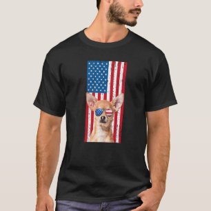 T-shirt Chien Chihuahua pour hommes garçons Brun Chiwawa A