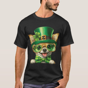 T-shirt Chien Chihuahua Saint-Patrick Jour de la Fête Irla