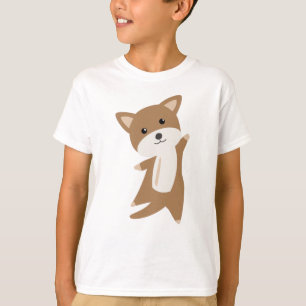T-shirt Chien Chiot Cute Animaux Pour Enfants