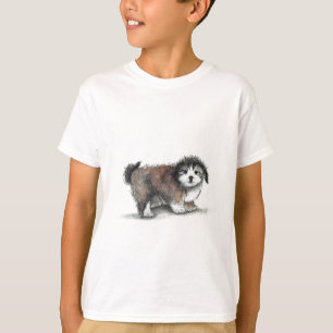 T-shirt Chien chiot Shihtzu, animal de compagnie